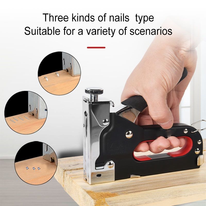Non-Slip Handle Stapler Fixed Frame Decorative Fur