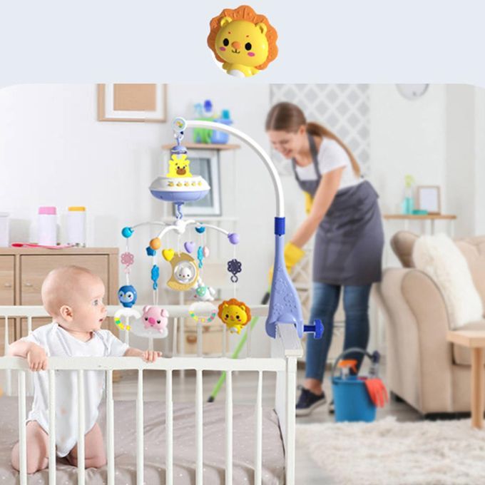 Baby Mobile Rattles Toys Amusement Sounds Easy Use Infant Toddler For