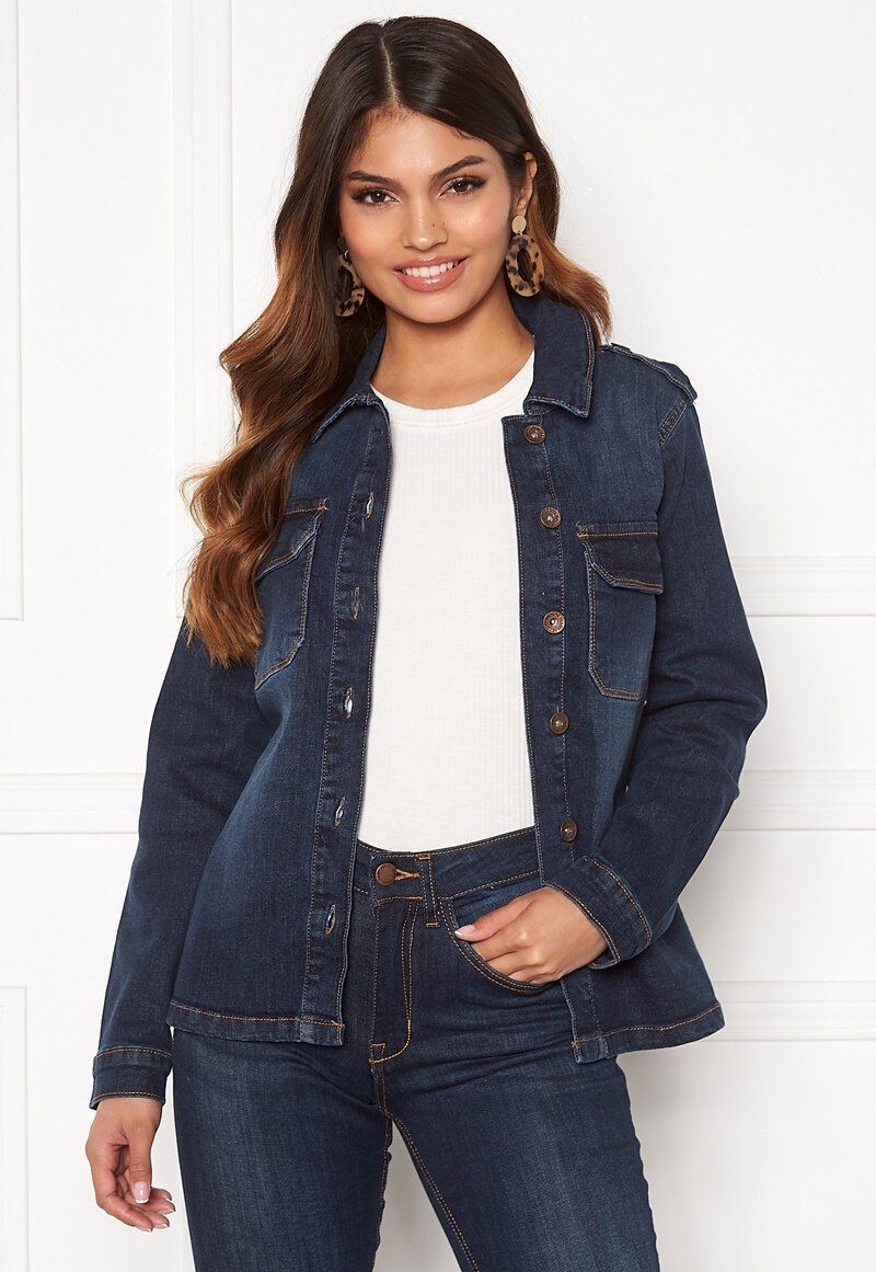 Cindy Denim Jacket- Dark Wash