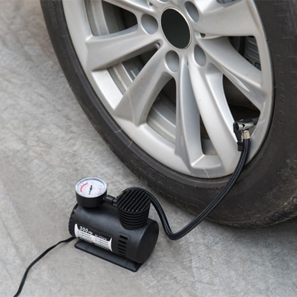 Car Electric Inflation Pump Portable Tyre Air Inflator 300PSI Auto Compressor Pump for Car Motorcycle Basketball
