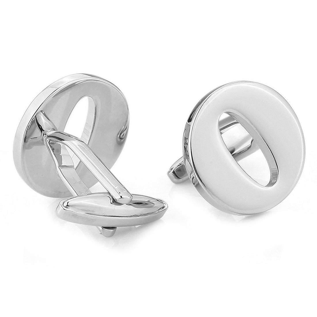 2 Piece Silver Twins Silver Letter O Initials Shirt