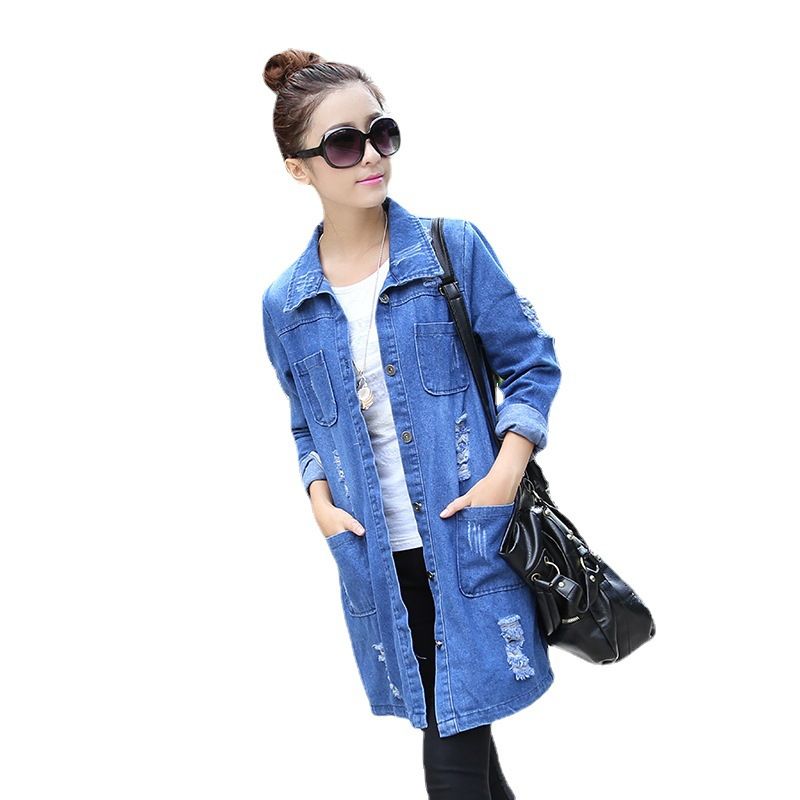 Korean Women's Denim Jacket Coat
