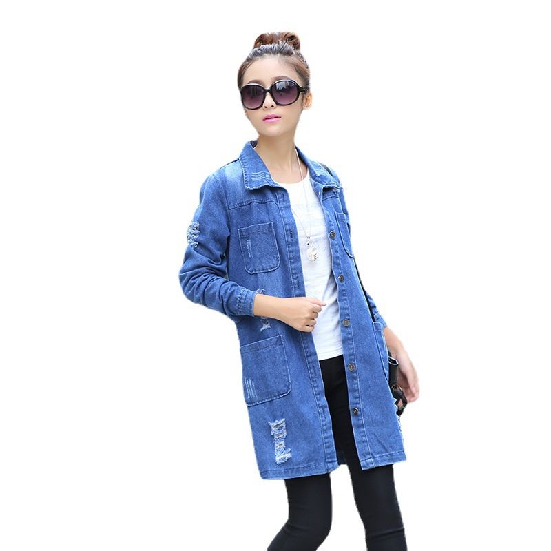 Korean Women's Denim Jacket Coat