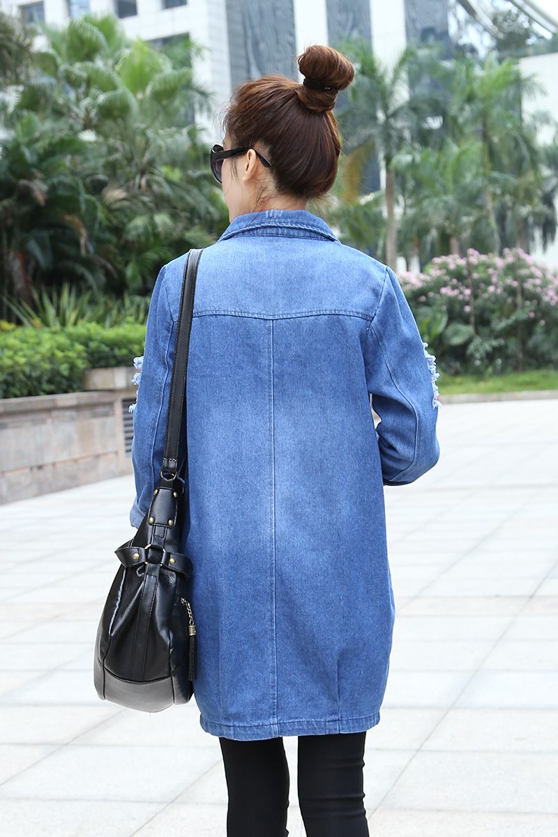 Korean Women's Denim Jacket Coat