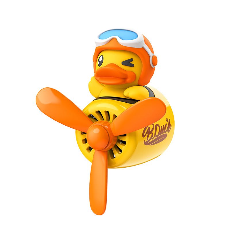 B.Duck Little Yellow Duck Pilot Car Aromatherapy Air Force