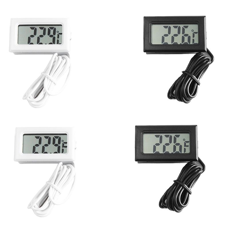 Digital Thermometer LCD Screen Water-proof Fish Aquarium Water Tank Temperature Thermometer Meter Aqua-tic Pet Supplies
