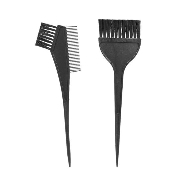 3 Pcs Hair Coloring Kit Dyeing Bowl Brush Double-sided