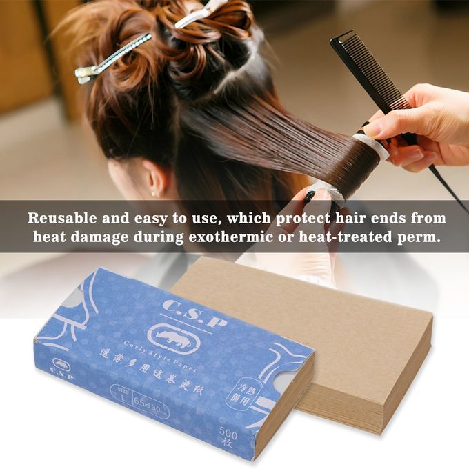 500pcs/pack Salon Hair Perming Paper For Hair Perm Rods