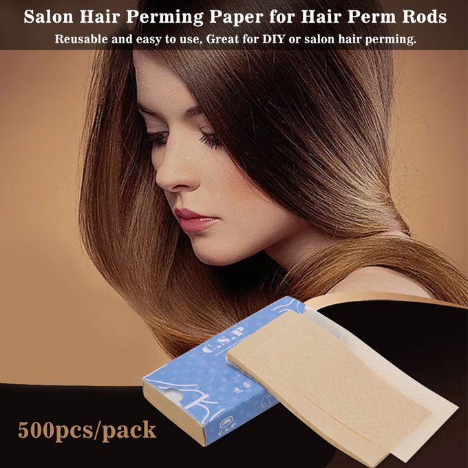 500pcs/pack Salon Hair Perming Paper For Hair Perm Rods