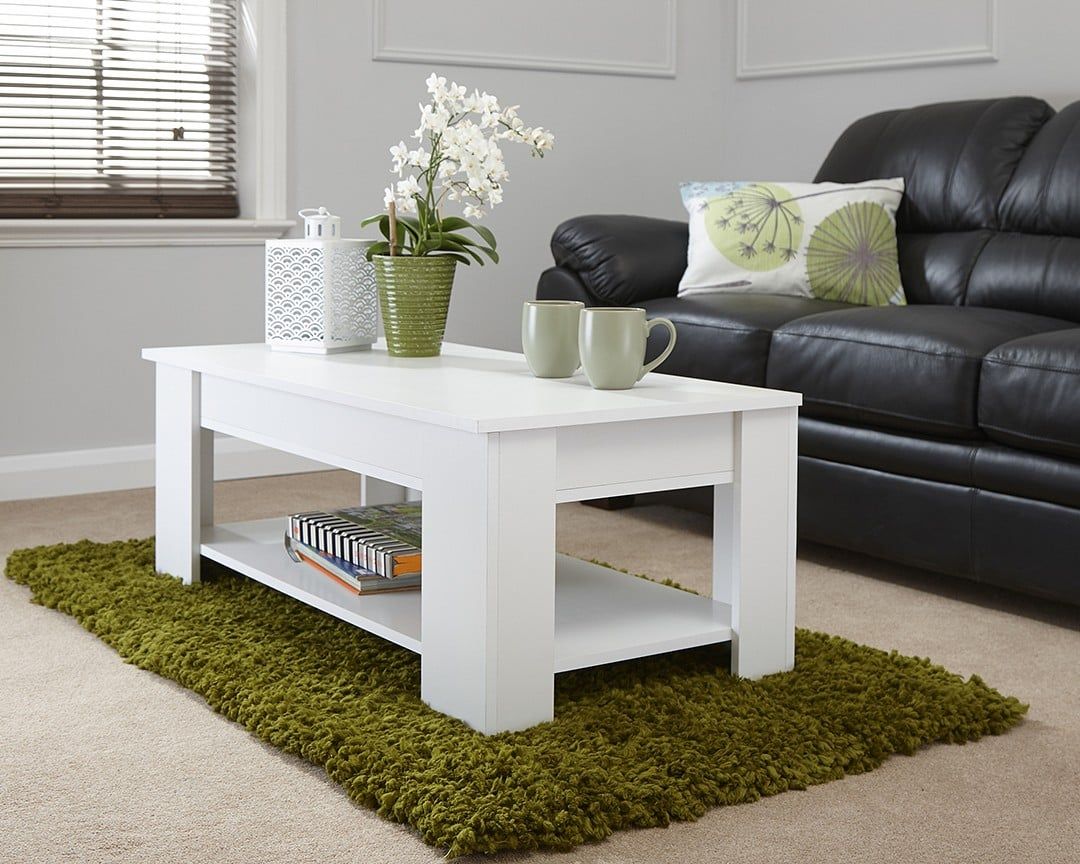 Grand Arctic White Center Table-90cm LENGTH