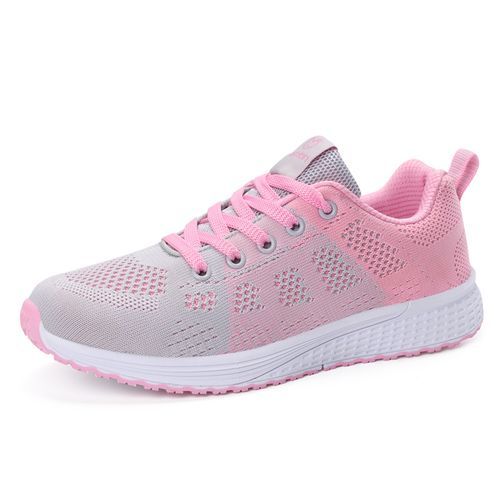 Womens Casual Shoes Female Running Sneaker-Pink