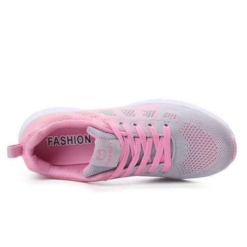 Womens Casual Shoes Female Running Sneaker-Pink