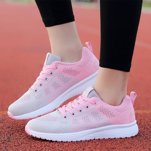 Womens Casual Shoes Female Running Sneaker-Pink