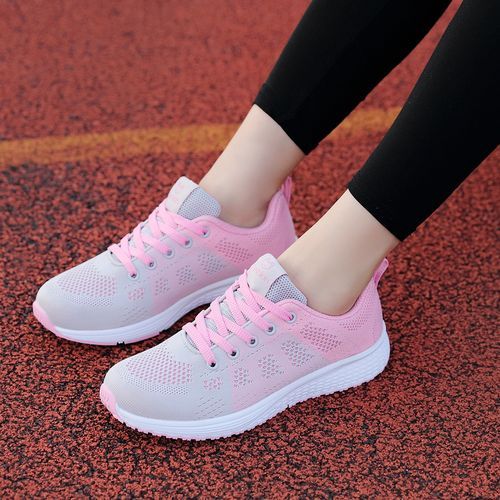 Womens Casual Shoes Female Running Sneaker-Pink