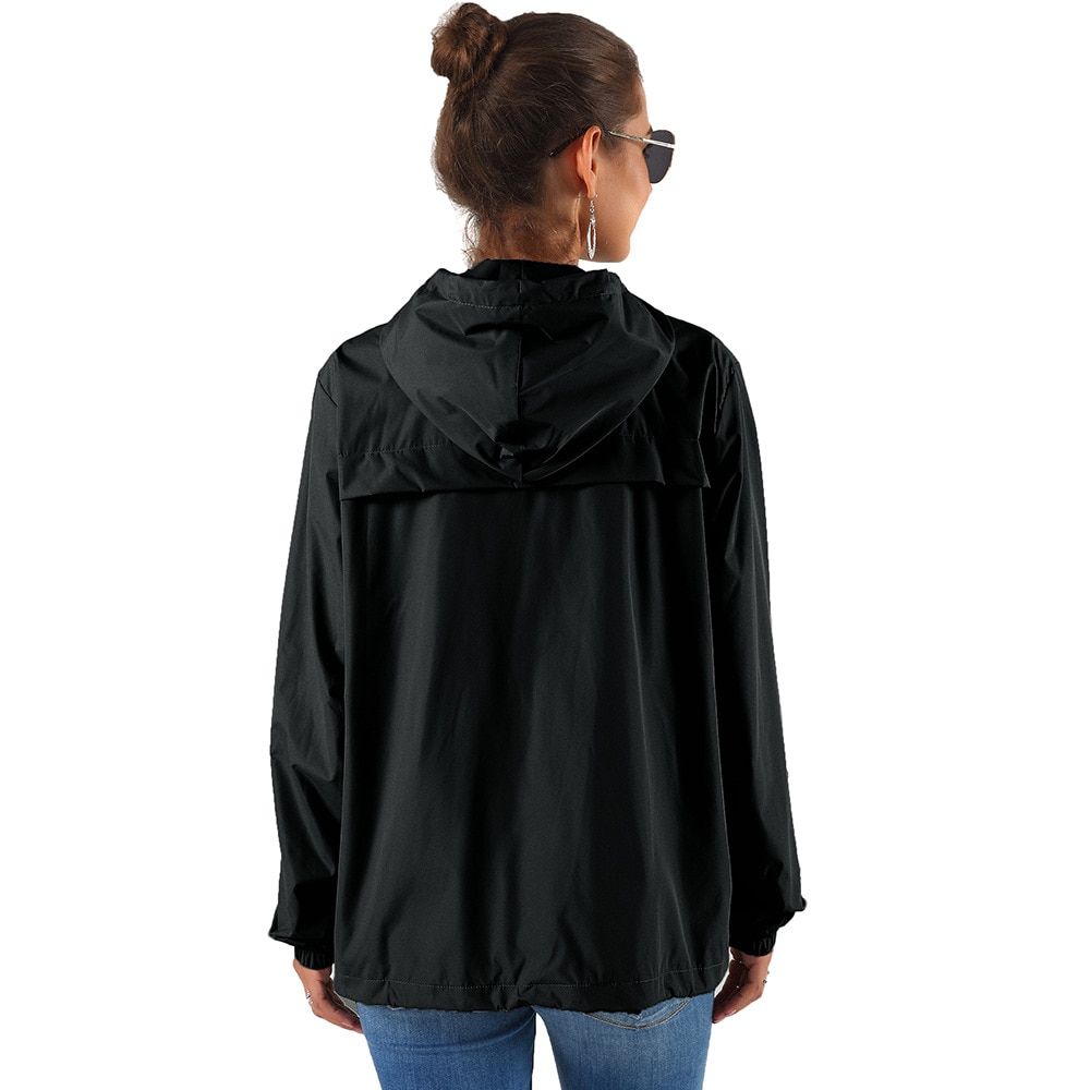 Jacket Windbreaker Impermiable Rainwear - Gray