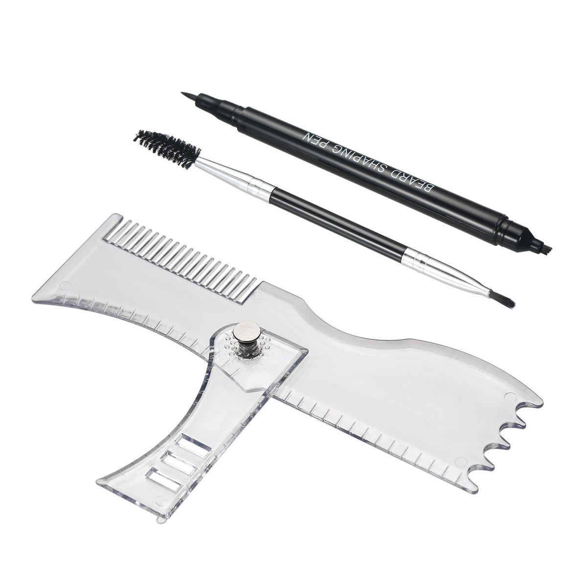 Beard Shaping Tool Set Beard Guide Shaper Filler Pen