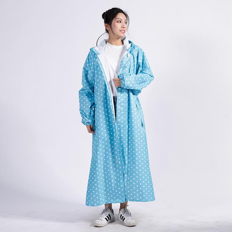 Women Plastic Ladies Hooded Raincoat