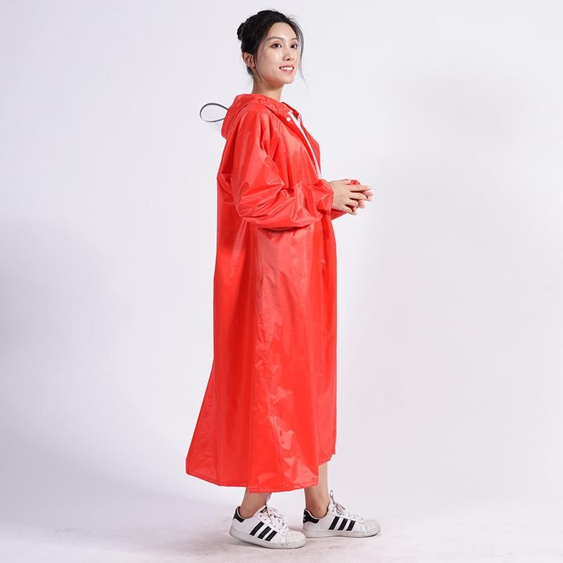 Women Plastic Ladies Hooded Raincoat