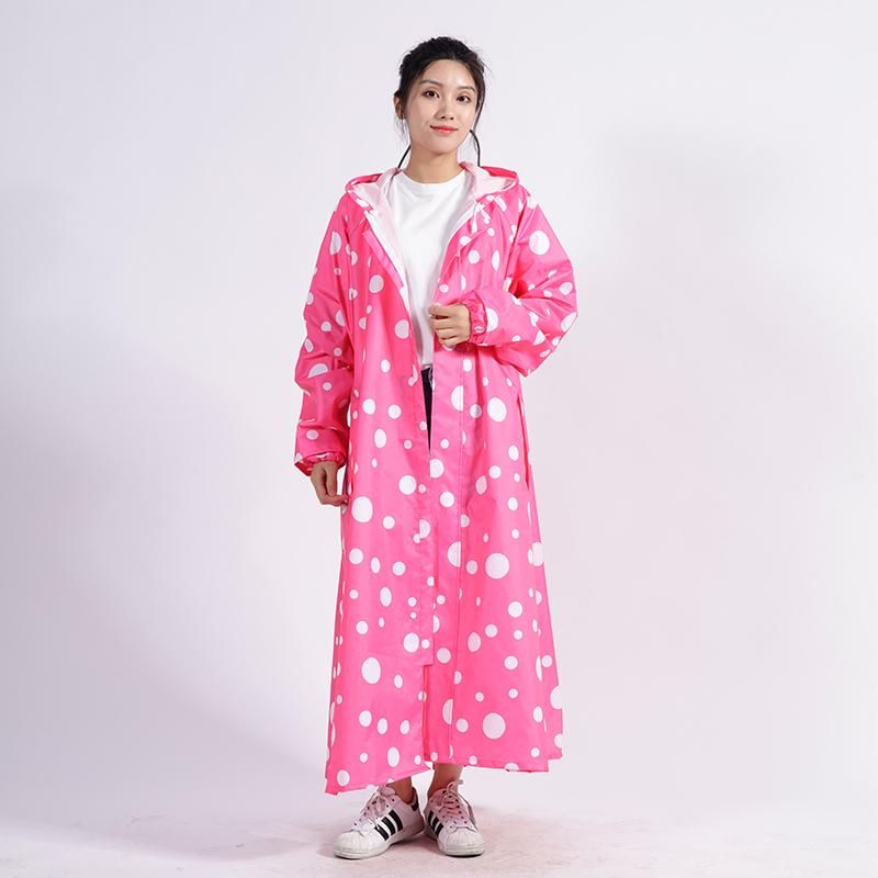 Women Plastic Ladies Hooded Raincoat