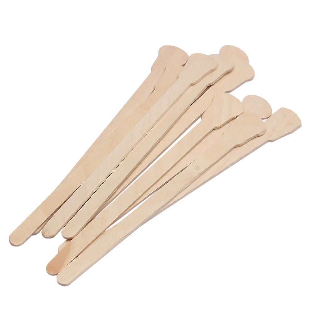 10pcs Wooden Waxing Wax Spatula Tongue Disposable Bamboo Sticks Hair Removal Cream Stick For Waxing Body Hair Care