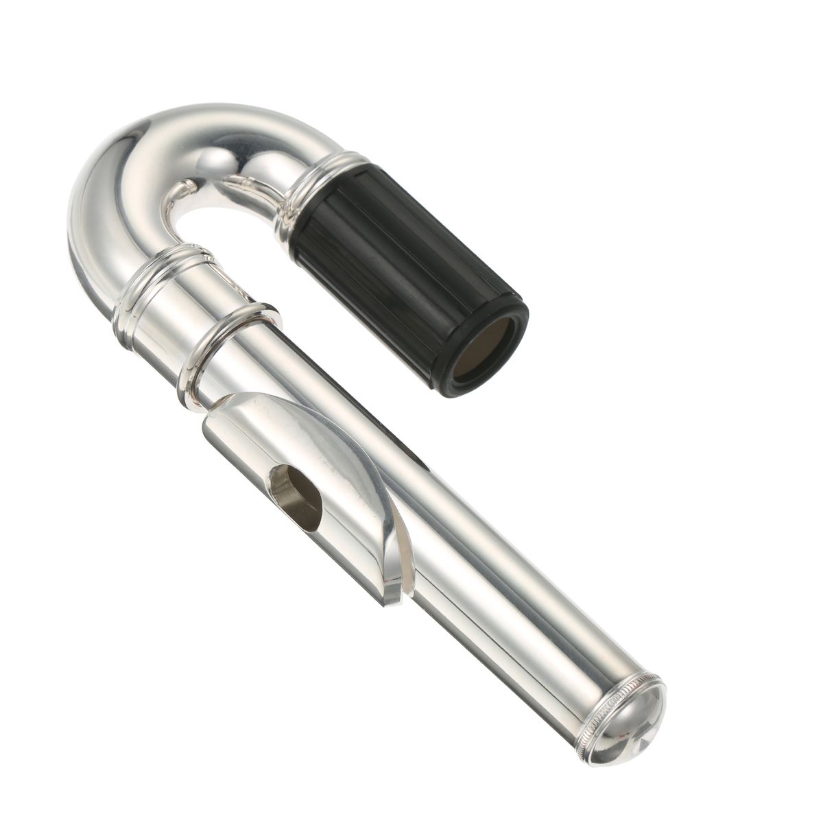 Nickel-Plated Flute Curved Head Joint Musical Instrument