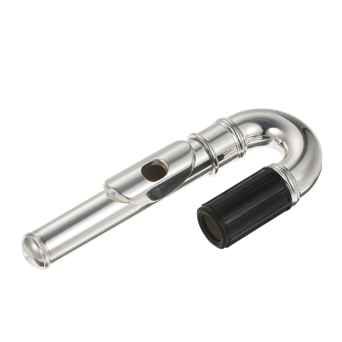 Nickel-Plated Flute Curved Head Joint Musical Instrument