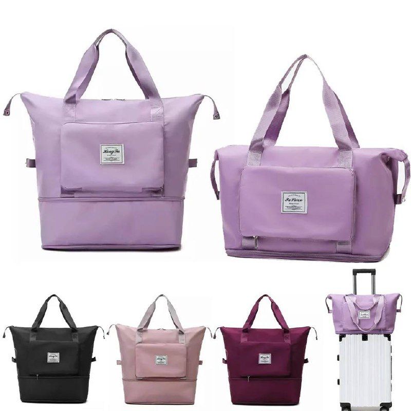 Large Capacity Foldable Travel Bag Waterproof Tote Dufflebag
