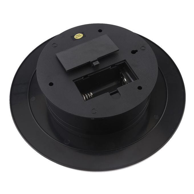 25cm 360 Degree Electric Rotating Turntable Display Stand Video Shooting Props Turntable For Photography, Max Load 3kg, Powered By Battery(Black)