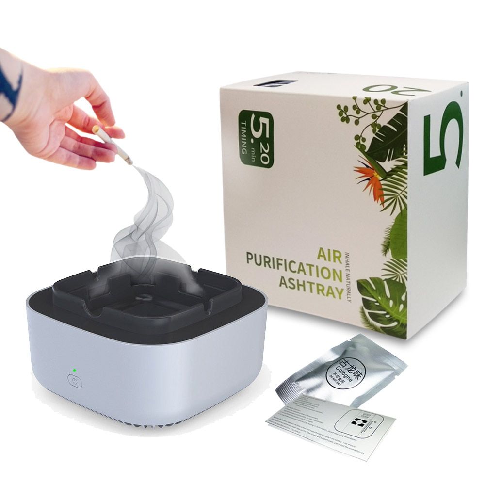 Multipurpose Ashtray With Air Purifier Function For Filtering  Smoke From Es Remove Odor Smoking Accessories