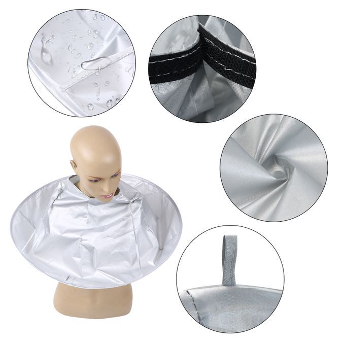 Hair Cutting Cloak Foldable Cape Waterproof Haircut Gown
