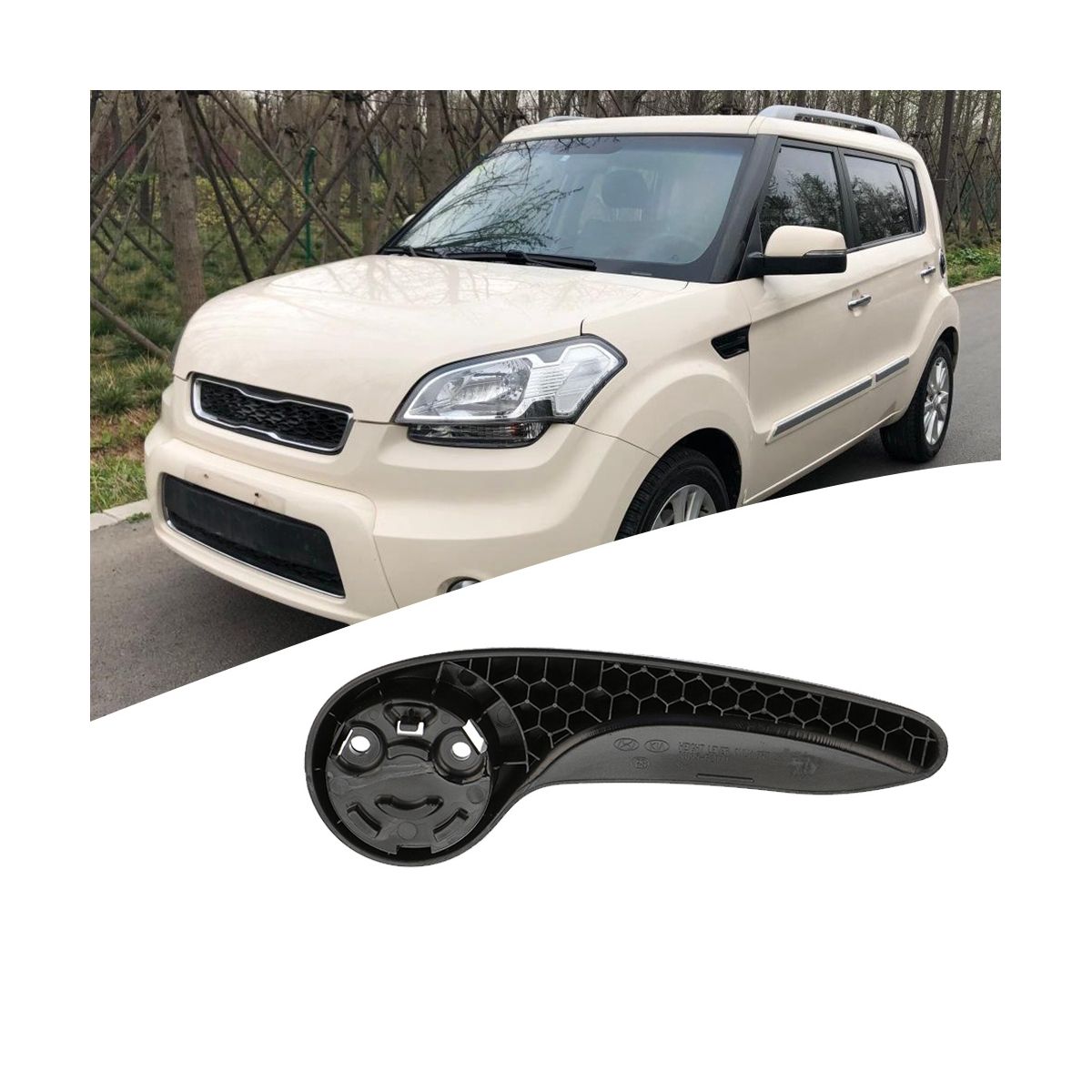 88195-B2000EQ Front Driver Side Seat Adjustment Handle Lever for Kia Soul 2014-2019 Seat Puller Leverage 88195B2000EQ