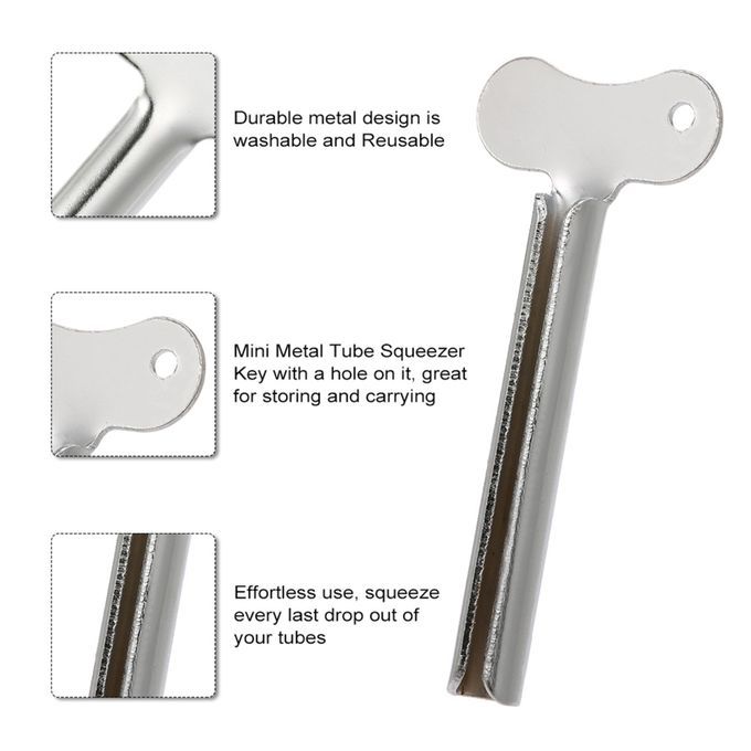 Stainless Steel Toothpaste Squeezer Key Tube Squeezing