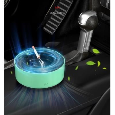Air Sterilizer Intelligent Electronic Ashtray Odour Removal-Green
