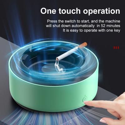 Air Sterilizer Intelligent Electronic Ashtray Odour Removal-Green