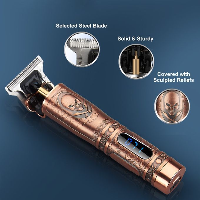 Portable Electric Haircut Kit USB Hair Clippers Cordless