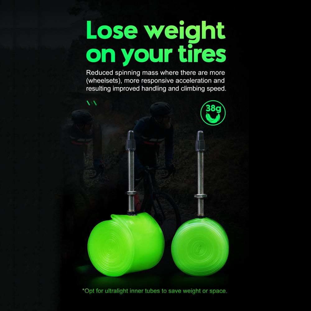 Ultralight Bike Inner Tube Bicycle TPU Material Tire Inner Tube 28in French Valves Bike Inner Tube Bicycle Accessory