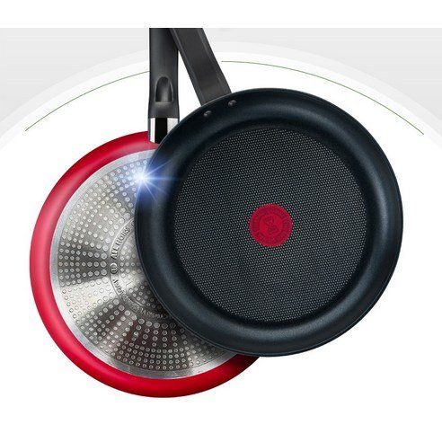 Tefal Red Delight Induction Frying Pan Set Of 2