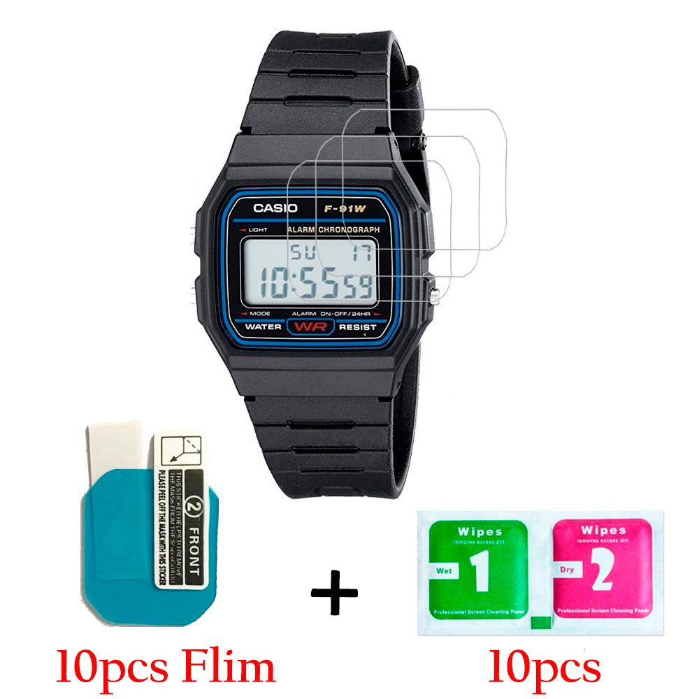 10pack For Casio Men's Classic F91w-1 Nano Explosi