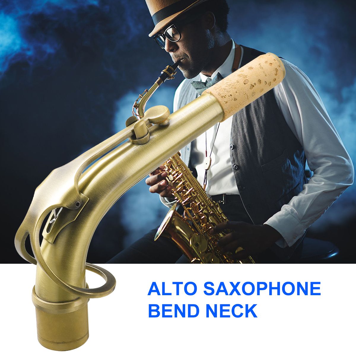 B65 Alto Saxophone Sax Bend Neck Brass E-flat Alto Sax
