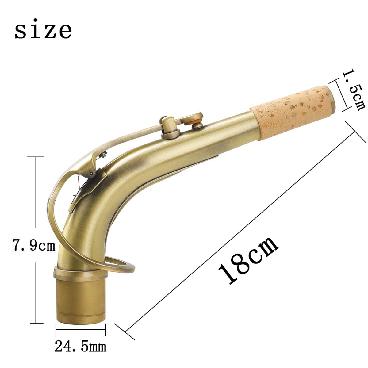 B65 Alto Saxophone Sax Bend Neck Brass E-flat Alto Sax