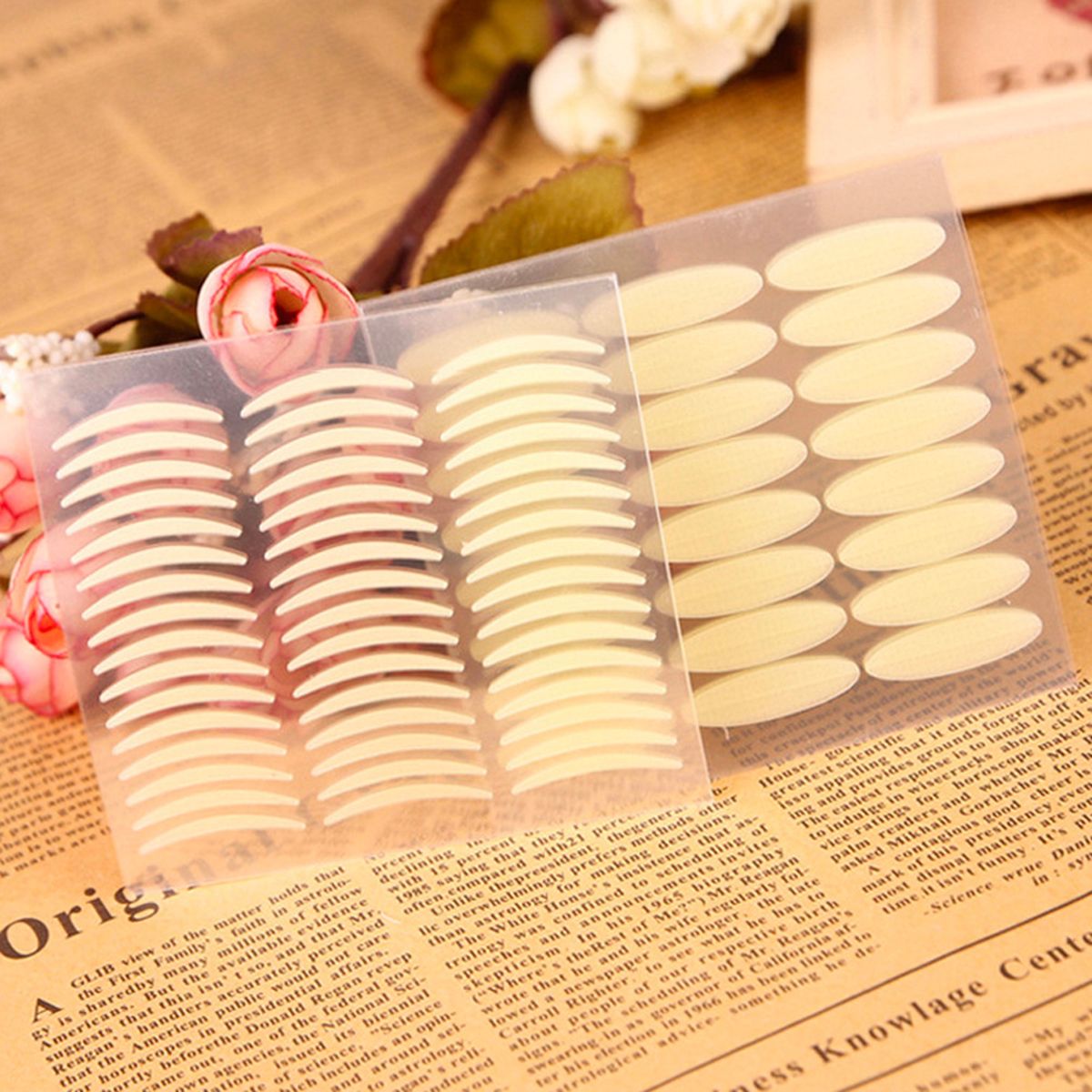 48PCS Natural Invisible Single Side Eyelid Tape Stickers