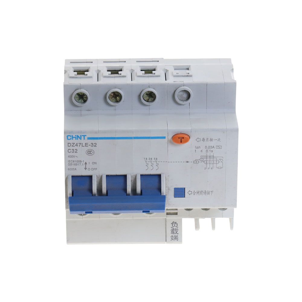CHNT DZ47LE 3P+N 10A 16A 20A 25A 32A 40A 50A 60A Residual