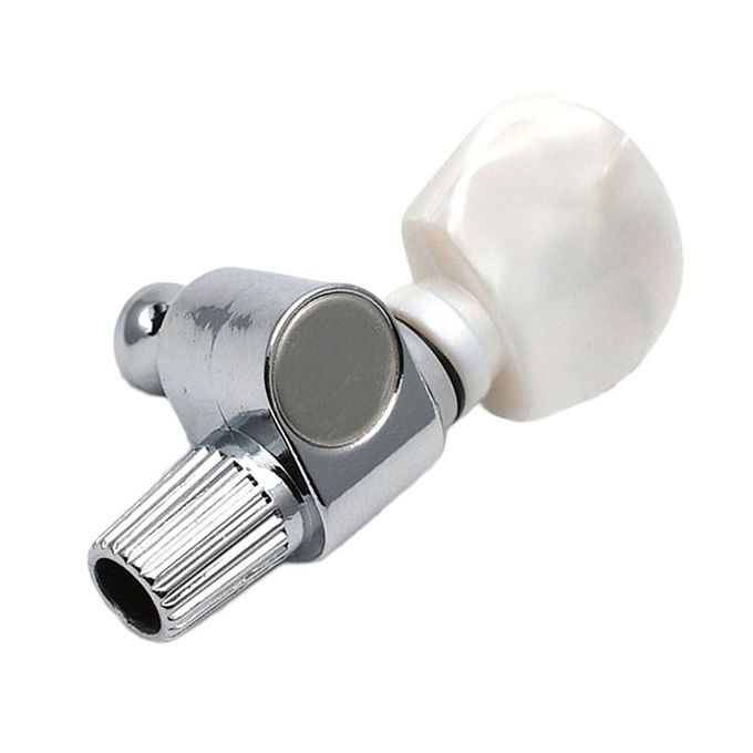 Metal Banjo 5th Geared Tuning Peg Machine Head With Pearl Button Banjo