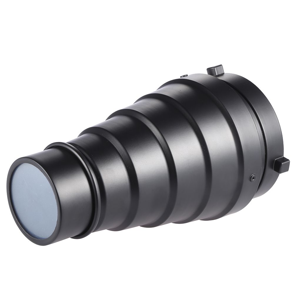 Metal Conical Snoot With Honeycomb Grid Color Filter Kit