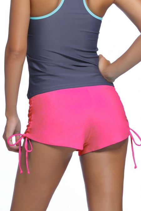 Mfed Rosy Ruched Side Swimsuit Bottom