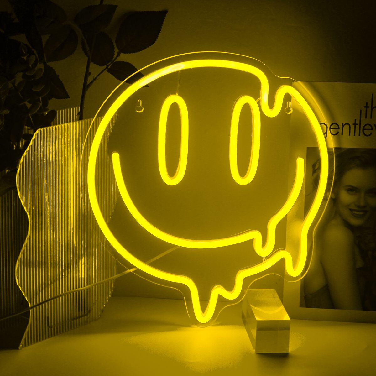 Smile Face Neon Sign Led Neon Light Wall Decor Smiley Face