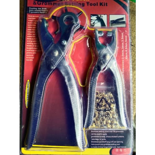2-in-1 Leather Hole Punch Pliers