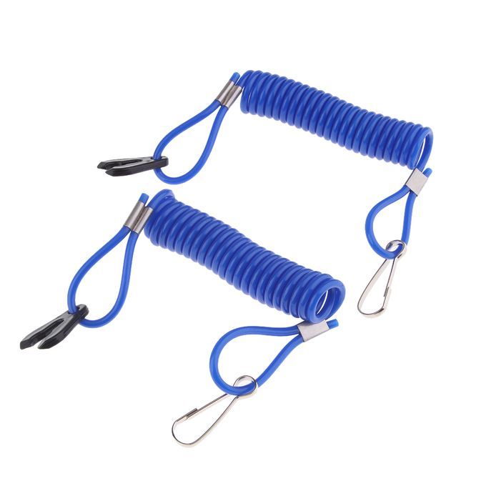 2pcs Boat Marine Kill Stop Switch Key Lanyard Fit For Yamaha Outboard