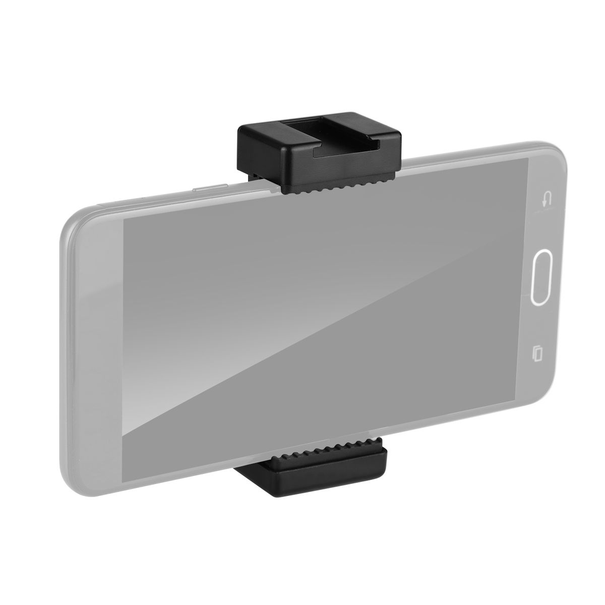 Phone Tripod Mount Adapter Phone Holder Clip With Dual 1/4