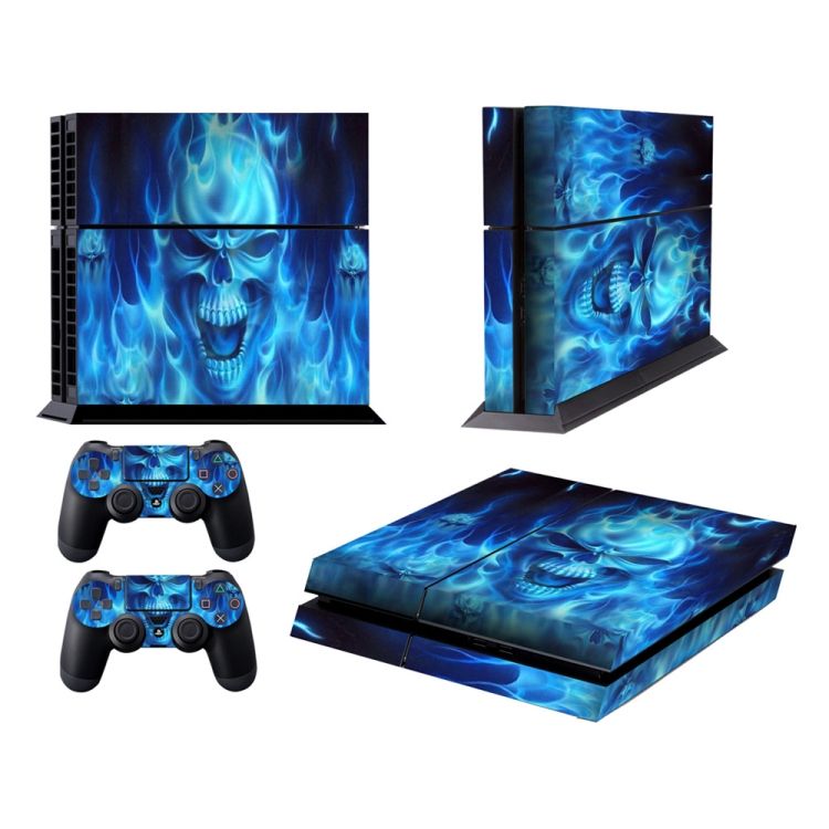 Skull Prince Pattern Gamepad Sticker For Sony PS4